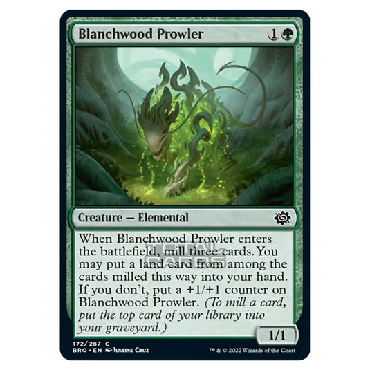 Magic The Gathering - The Brothers War - Blanchwood Prowler - 172/287