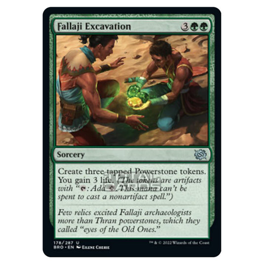 Magic The Gathering - The Brothers War - Fallaji Excavation - 178/287