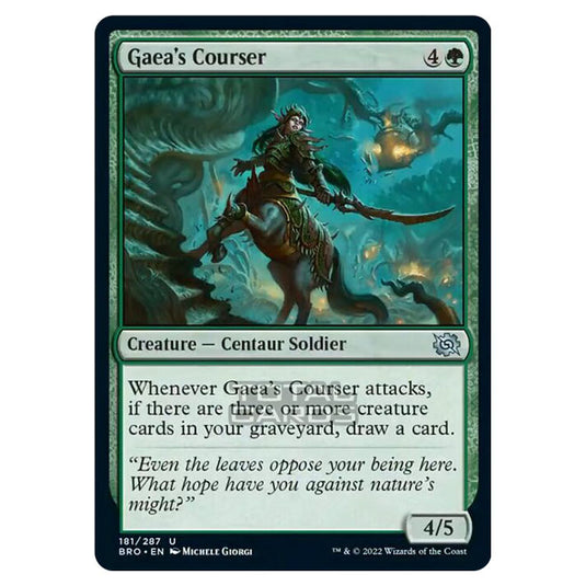 Magic The Gathering - The Brothers War - Gaea's Courser - 181/287