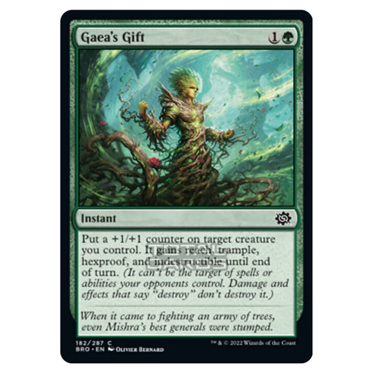 Magic The Gathering - The Brothers War - Gaea's Gift - 182/287