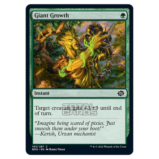 Magic The Gathering - The Brothers War - Giant Growth - 183/287