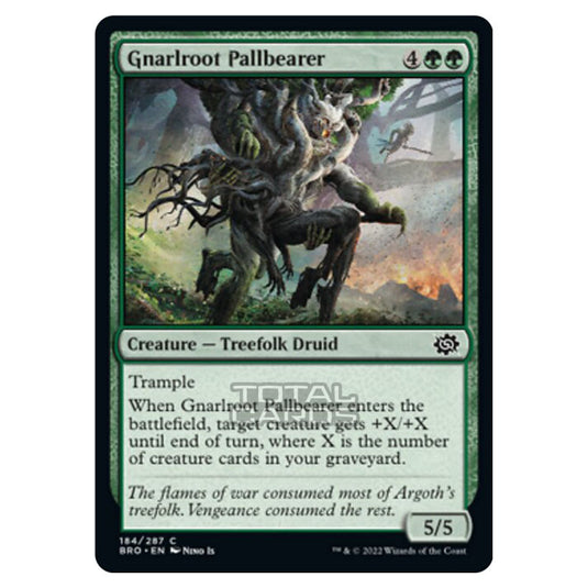 Magic The Gathering - The Brothers War - Gnarlroot Pallbearer - 184/287