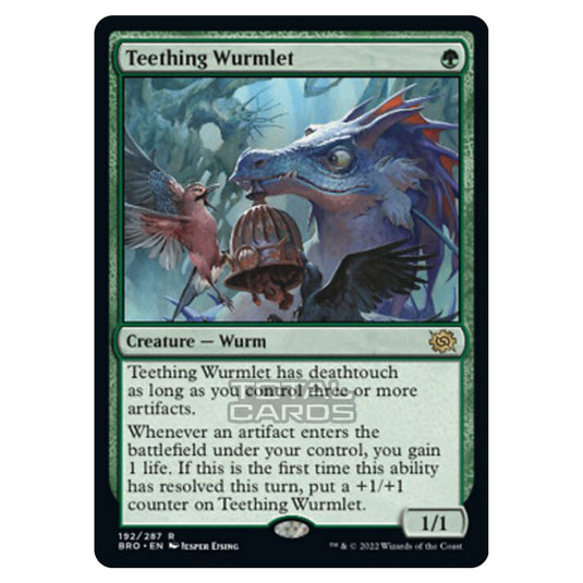 Magic The Gathering - The Brothers War - Teething Wurmlet - 192/287