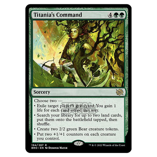 Magic The Gathering - The Brothers War - Titania's Command - 194/287