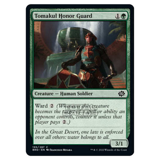 Magic The Gathering - The Brothers War - Tomakul Honor Guard - 195/287