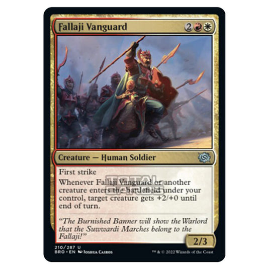 Magic The Gathering - The Brothers War - Fallaji Vanguard - 210/287