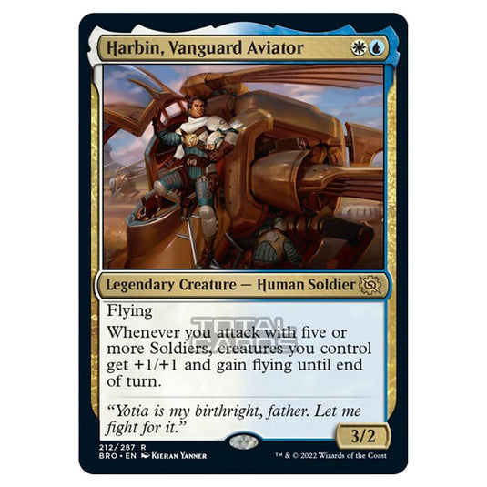 Magic The Gathering - The Brothers War - Harbin, Vanguard Aviator - 212/287