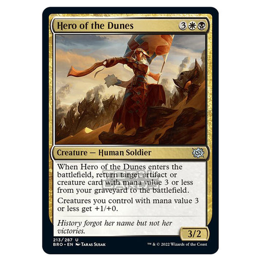 Magic The Gathering - The Brothers War - Hero of the Dunes - 213/287