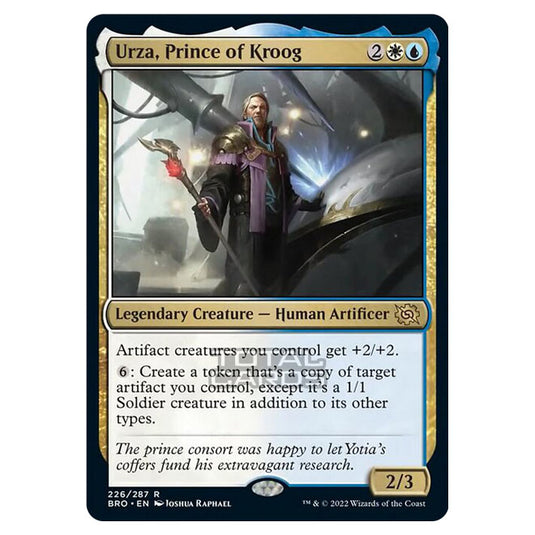 Magic The Gathering - The Brothers War - Urza, Prince of Kroog - 226/287