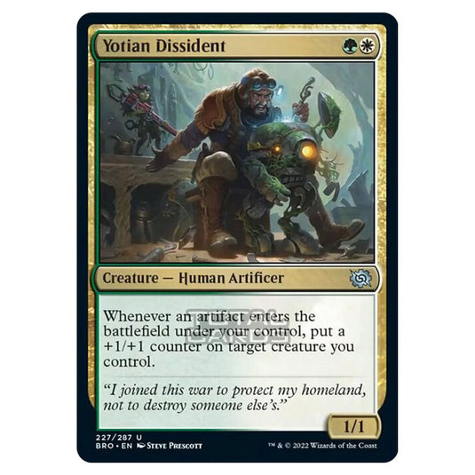 Magic The Gathering - The Brothers War - Yotian Dissident - 227/287