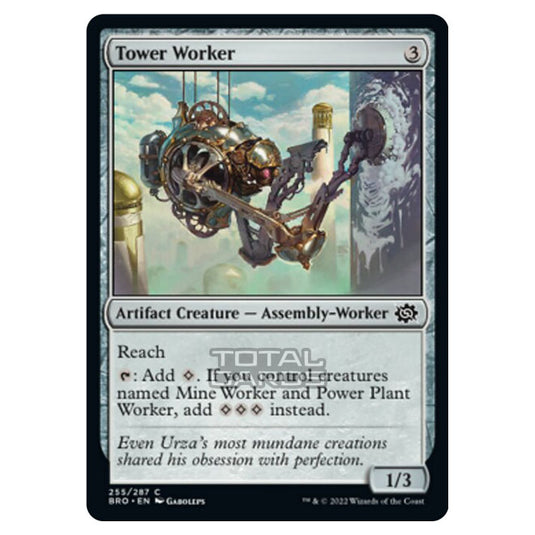 Magic The Gathering - The Brothers War - Tower Worker - 255/287 Magic The Gathering - The Brothers War - Tower Worker - 255/287