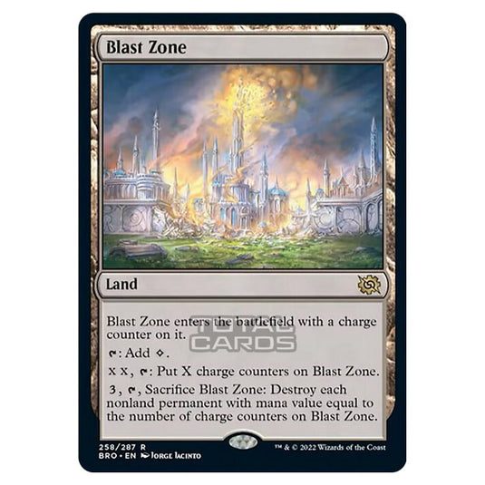 Magic The Gathering - The Brothers War - Blast Zone - 258/287