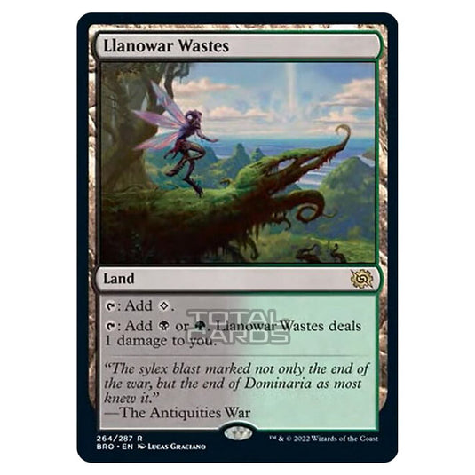 Magic The Gathering - The Brothers War - Llanowar Wastes - 264/287