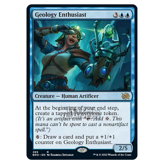 Magic The Gathering - The Brothers War - Geology Enthusiast - 289/287