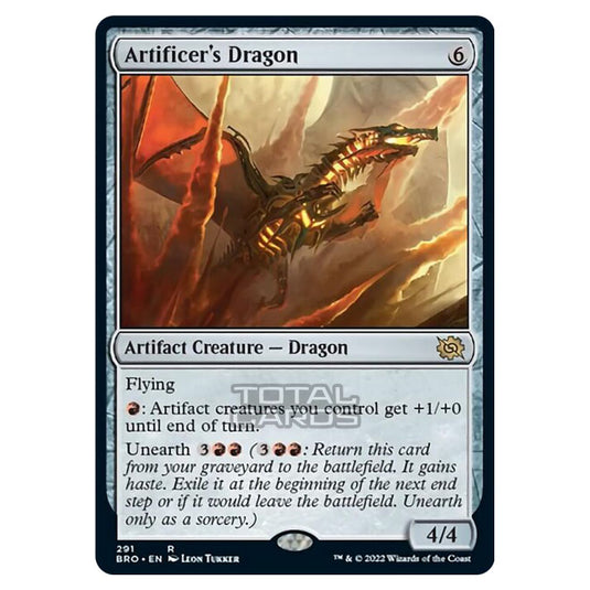 Magic The Gathering - The Brothers War - Artificer's Dragon - 291/287