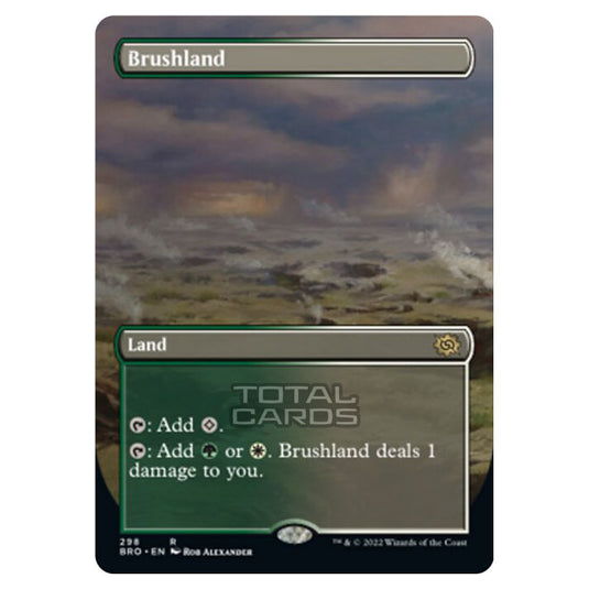 Magic The Gathering - The Brothers War - Brushland (Alternate-Art Borderless Card) - 298/287