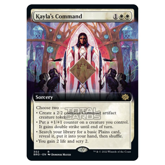 Magic The Gathering - The Brothers War - Kayla's Command (Extended Art Card) - 302/287