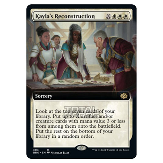 Magic The Gathering - The Brothers War - Kayla's Reconstruction (Extended Art Card) - 303/287