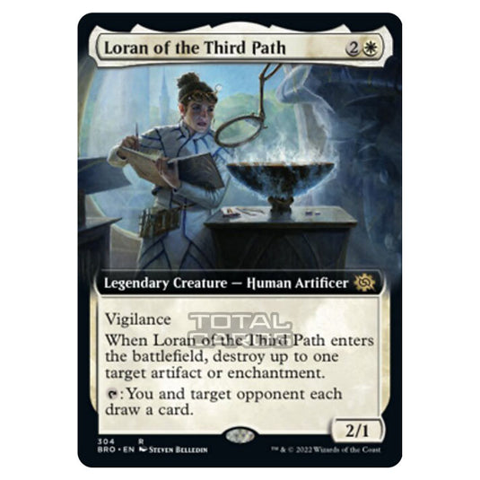 Magic The Gathering - The Brothers War - Loran of the Third Path (Extended Art Card) - 304/287