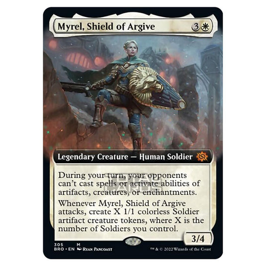 Magic The Gathering - The Brothers War - Myrel, Shield of Argive (Extended Art Card) - 305/287