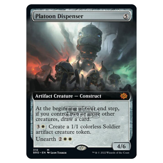 Magic The Gathering - The Brothers War - Platoon Dispenser (Extended Art Card) - 310/287