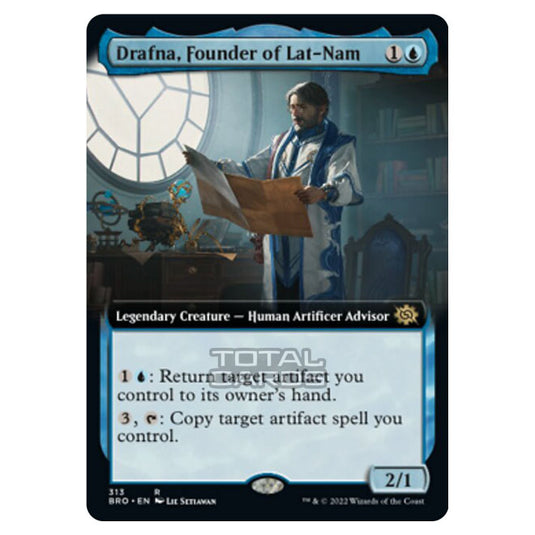 Magic The Gathering - The Brothers War - Drafna, Founder of Lat-Nam (Extended Art Card) - 313/287