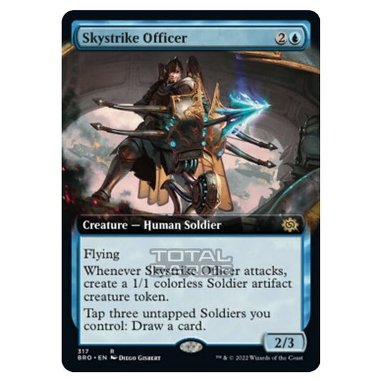 Magic The Gathering - The Brothers War - Skystrike Officer (Extended Art Card) - 317/287