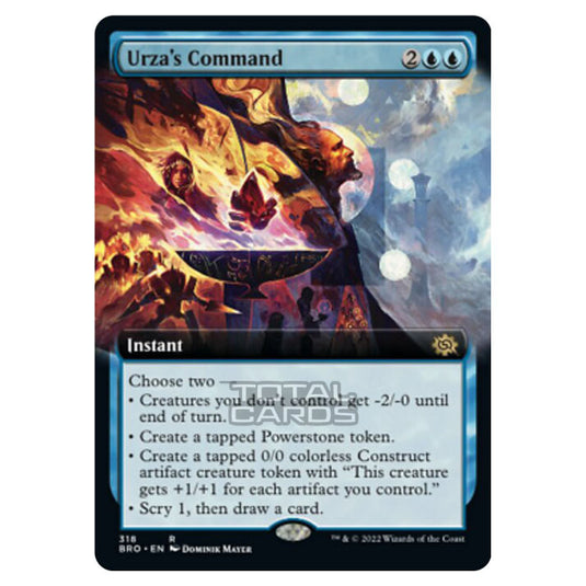 Magic The Gathering - The Brothers War - Urza's Command (Extended Art Card) - 318/287