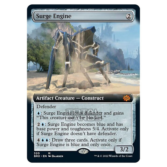 Magic The Gathering - The Brothers War - Surge Engine (Extended Art Card) - 320/287