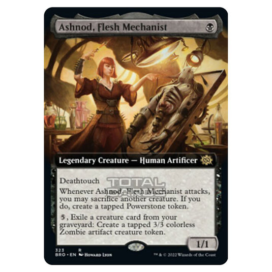 Magic The Gathering - The Brothers War - Ashnod, Flesh Mechanist (Extended Art Card) - 323/287