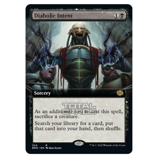 Magic The Gathering - The Brothers War - Diabolic Intent (Extended Art Card) - 324/287