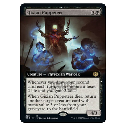 Magic The Gathering - The Brothers War - Gixian Puppeteer (Extended Art Card) - 328/287