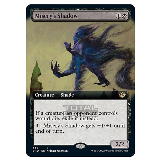 Magic The Gathering - The Brothers War - Misery's Shadow (Extended Art Card) - 330/287