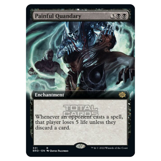 Magic The Gathering - The Brothers War - Painful Quandary (Extended Art Card) - 331/287