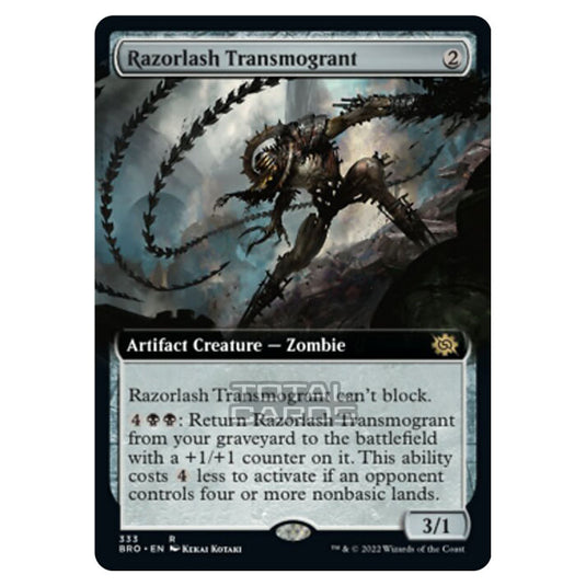 Magic The Gathering - The Brothers War - Razorlash Transmogrant (Extended Art Card) - 333/287