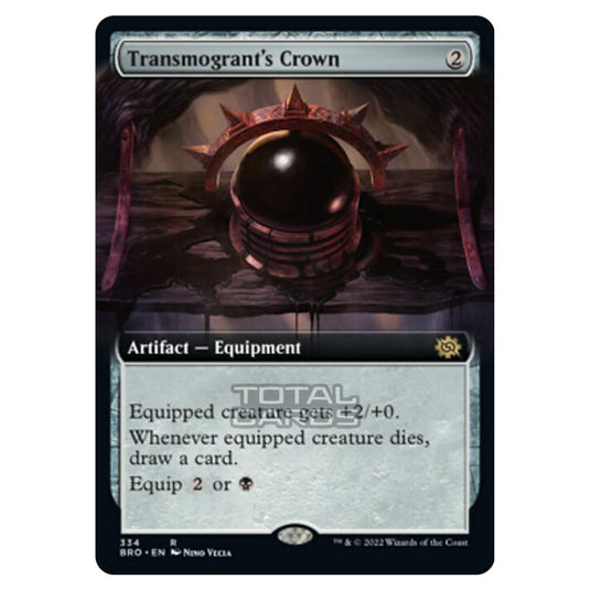 Magic The Gathering - The Brothers War - Transmogrant's Crown (Extended Art Card) - 334/287