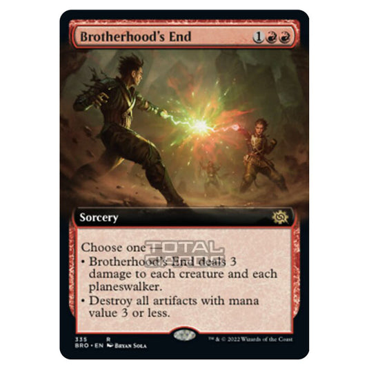 Magic The Gathering - The Brothers War - Brotherhood's End (Extended Art Card) - 335/287