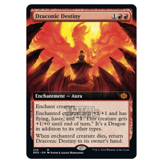 Magic The Gathering - The Brothers War - Draconic Destiny (Extended Art Card) - 336/287