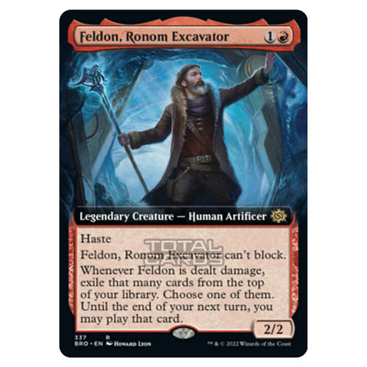 Magic The Gathering - The Brothers War - Feldon, Ronom Excavator (Extended Art Card) - 337/287