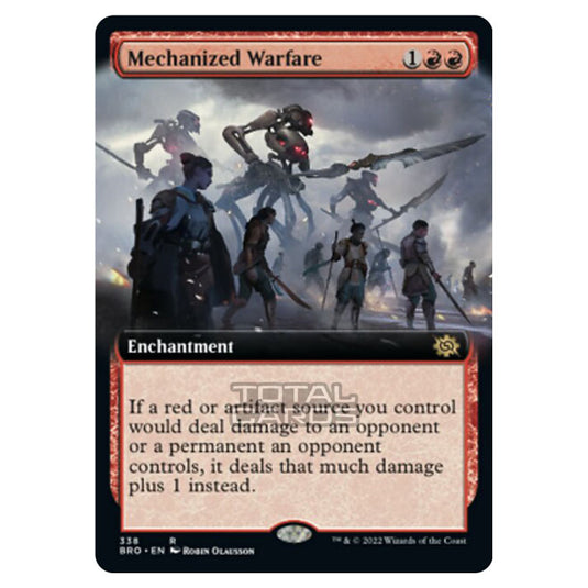 Magic The Gathering - The Brothers War - Mechanized Warfare (Extended Art Card) - 338/287