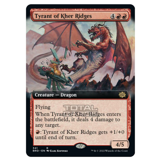 Magic The Gathering - The Brothers War - Tyrant of Kher Ridges (Extended Art Card) - 341/287