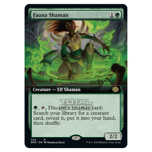 Magic The Gathering - The Brothers War - Fauna Shaman (Extended Art Card) - 346/287