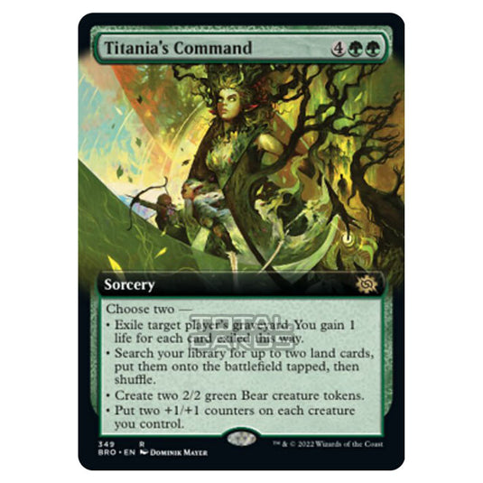 Magic The Gathering - The Brothers War - Titania's Command (Extended Art Card) - 349/287