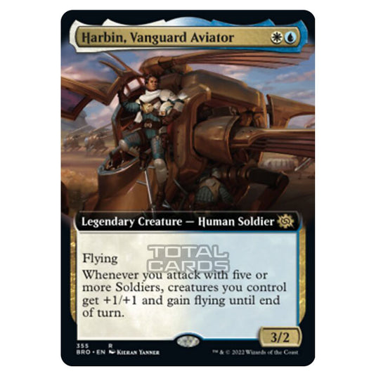 Magic The Gathering - The Brothers War - Harbin, Vanguard Aviator (Extended Art Card) - 355/287