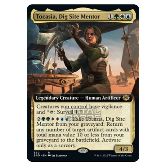 Magic The Gathering - The Brothers War - Tocasia, Dig Site Mentor (Extended Art Card) - 360/287