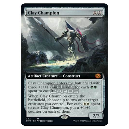 Magic The Gathering - The Brothers War - Clay Champion (Extended Art Card) - 362/287