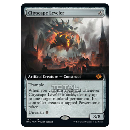 Magic The Gathering - The Brothers War - Cityscape Leveler (Extended Art Card) - 363/287