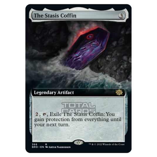 Magic The Gathering - The Brothers War - The Stasis Coffin (Extended Art Card) - 366/287