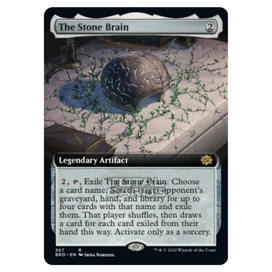 Magic The Gathering - The Brothers War - The Stone Brain (Extended Art Card) - 367/287