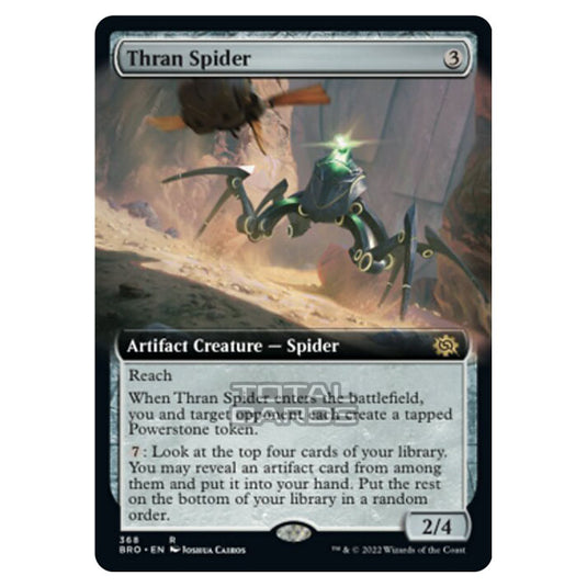 Magic The Gathering - The Brothers War - Thran Spider (Extended Art Card) - 368/287